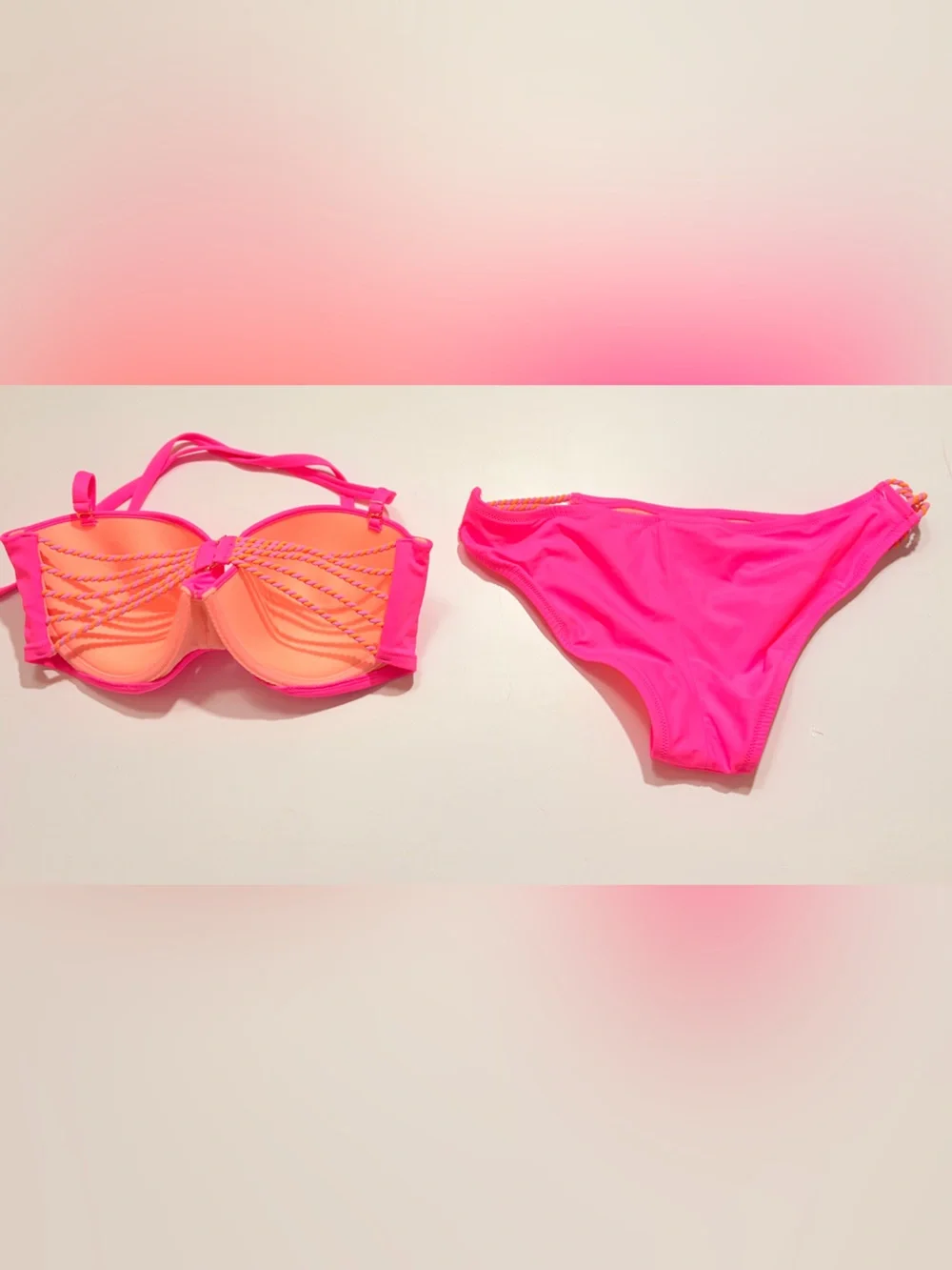 Victoria's Secret Hot Pink Two-Piece Bikini